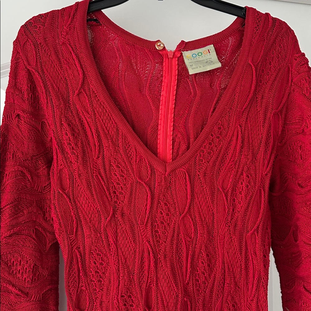 RARE Vintage Coogi Classic Sweater Dress - size M